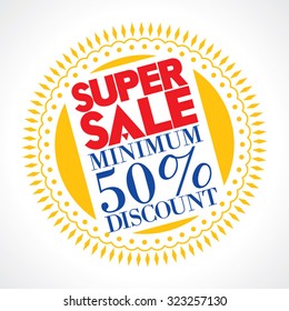 sale shopping background and label for business promotion