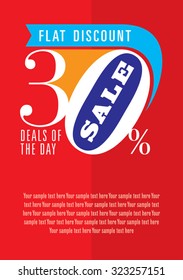 sale shopping background and label for business promotion