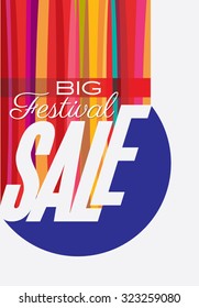 sale shopping background and label for business promotion