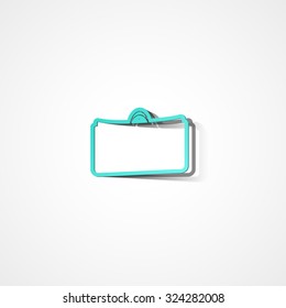 Sale shopping bag web icon on white background