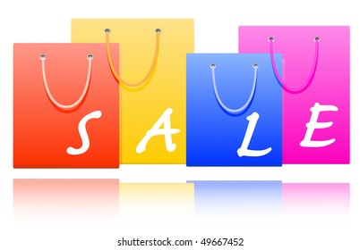 Sale shopping bags