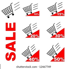 Sale Shopping cart