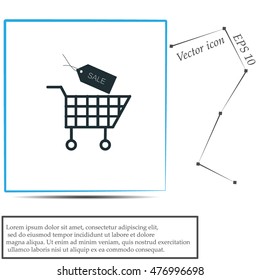 Sale shopping icon