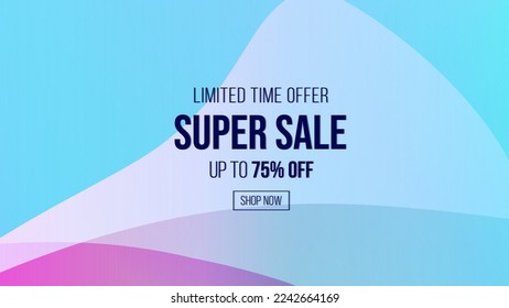 Sale Shopping Poster or banner background. Flash Sales banner template design for social media and website. Special Offer Flash Sale campaign or promotion.