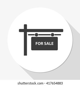 For sale sign.