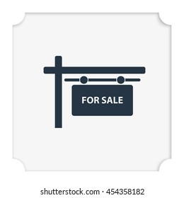 For sale sign.