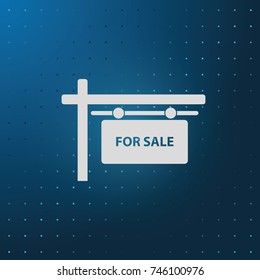 For sale sign.