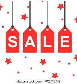sale sign background vector