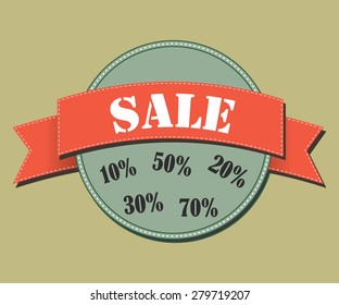 Sale Sign with discounts
