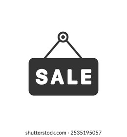 Sale sign icon isolated on white background. For sale placard symbol modern, simple, vector, icon for website design, mobile app, ui. Vector Illustration