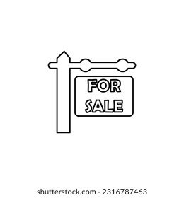 sale sign icon on white background, vector illustration