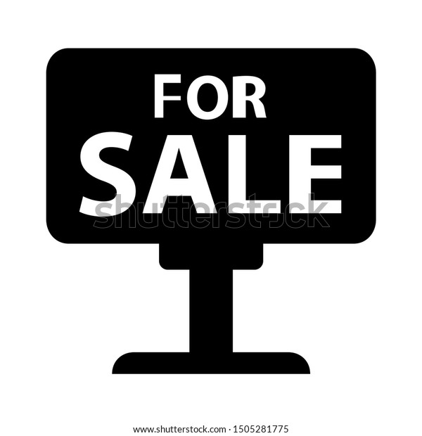 売り出しの看板アイコン 不動産 商家 不動産のアイコン 住宅ローンのアイコン のベクター画像素材 ロイヤリティフリー