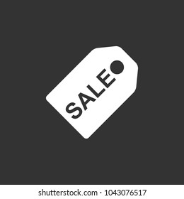 Sale sign icon, stock vector, eps10.