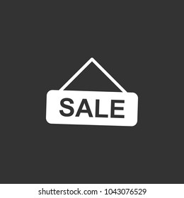 Sale sign icon, stock vector, eps10.