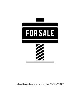 For sale sign icon vector illustration logo template. for any purpose