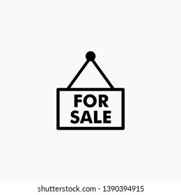 for sale sign symbol icon vector