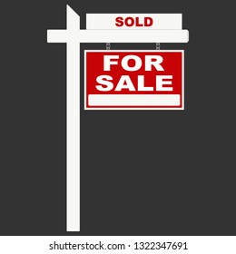 For Sale Sign In Vector Format