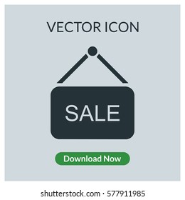 Sale sign vector icon
