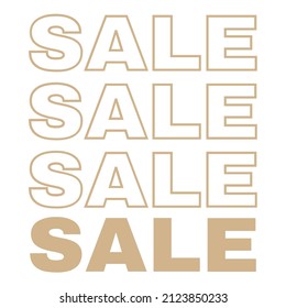 sale sign vector icon sign symbol. isolated graphic illustration