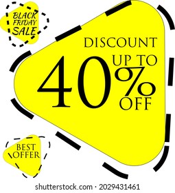 Sale sign vector illustration discount announcement