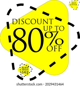 Sale sign vector illustration discount announcement