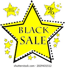 Sale sign vector illustration discount announcement