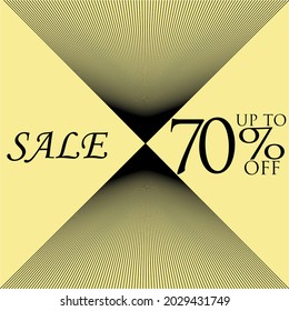 Sale sign vector illustration discount announcement