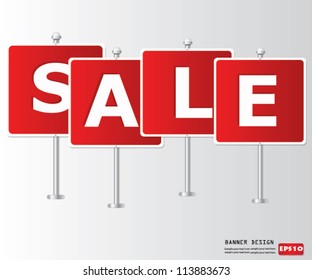 Sale signpost,Vector