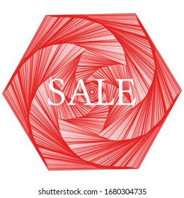 sale simple banner templlate. Vector illustration.