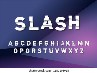 sale/ slashed/broken typography design illustration/vector