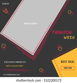 Sale Social Media Post Template. Web Banner Design.