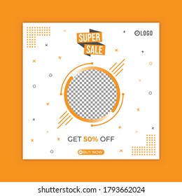 Sale social media post template