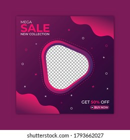 Sale social media post template
