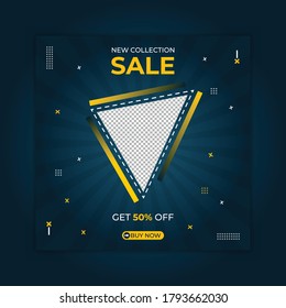 Sale social media post template