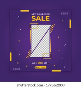 Sale social media post template