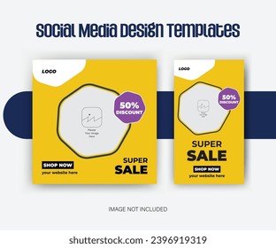 sale social media post template