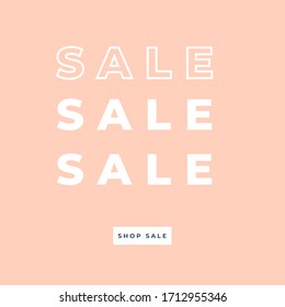 Sale Special ad off banner background template. Vector graphic template, banners, flyers, poster, brochure, voucher discount. Offer banner sale template made in modern colorful flat style.
