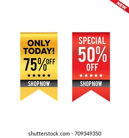 Sale and special offer banner, Sales tags,label. Vector illustration.