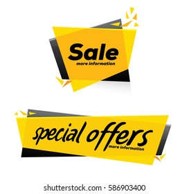 Sale And Special Offer Banner , Vector Format 