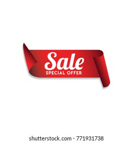 Sale Special Offer Logo Vector Template Design