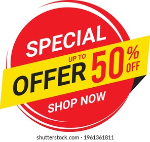 Sale and special offer tag, discount price offer, Special Sale Offer with Tag Price