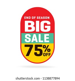 Sale and special offer tag, price tags, Sales Label, Vector illustration.