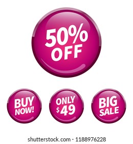 Sale and special offer tag, price tags, Sales Label, Vector illustration.