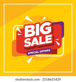 Sale Special Offer Vector Template Design Illustration