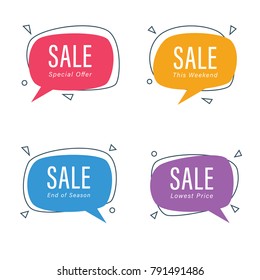 Sale Speech Bubble