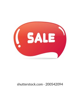 Sale Speech Bubble Label