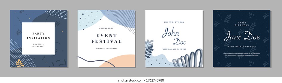 Sale square banner template for social media posts, mobile apps, banners design, web or internet ads. Trendy abstract square template with colorful concept.