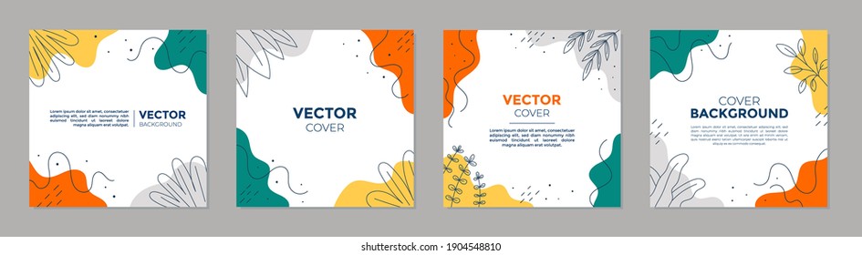Sale square banner template for social media posts, mobile apps, banners design, web and internet ads. Trendy abstract square template with colorful concept.
