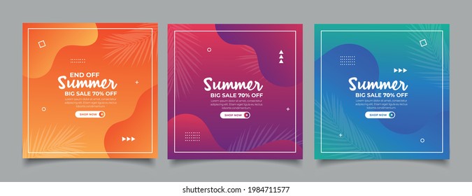 Sale square banner template for social media posts, mobile apps, banners design, web or internet ads.