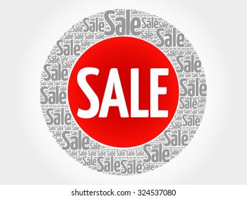 SALE stamp vector words cloud, business concept background